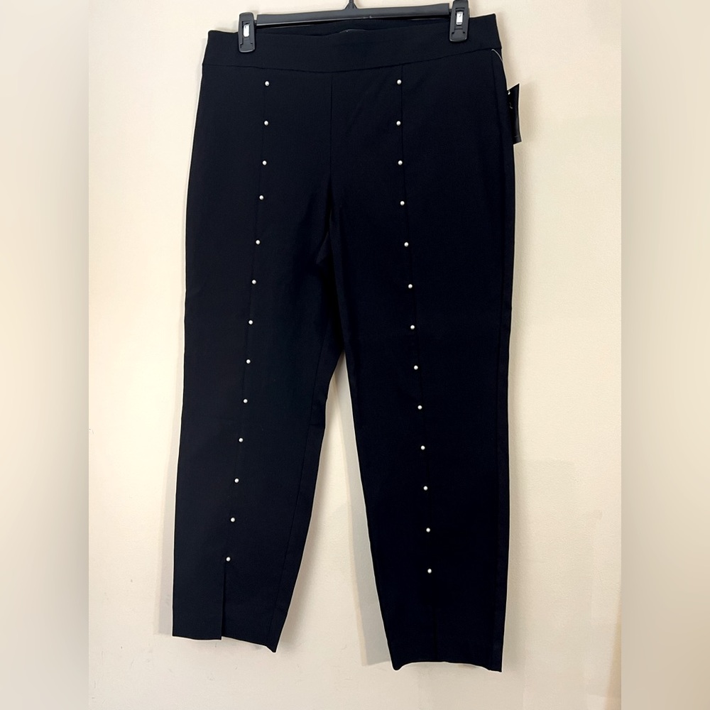 Thalia Sodi Pearl lined split hem pants